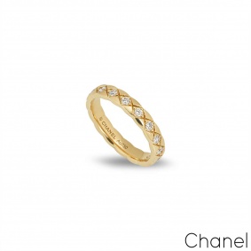 Chanel Yellow Gold Coco Crush Ring J11872